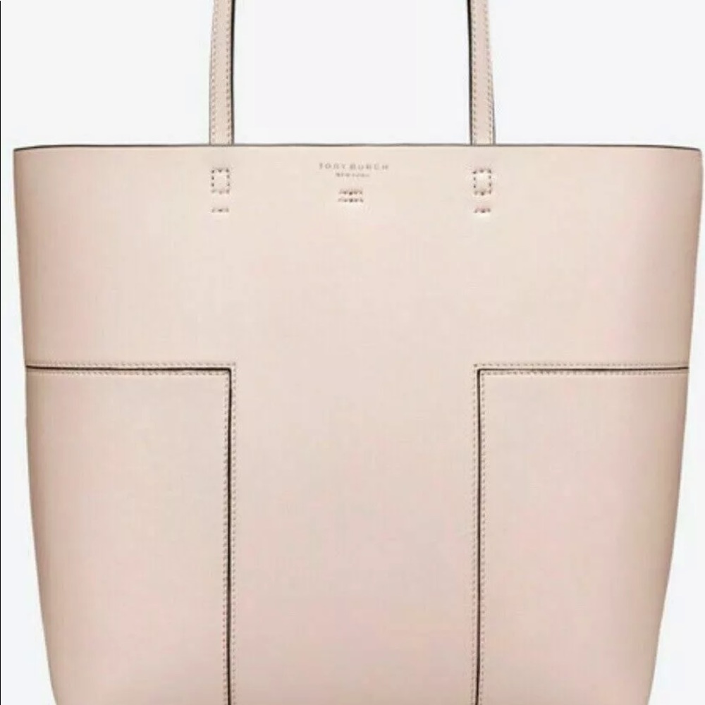 Tory Burch Block T Mini Tote like new